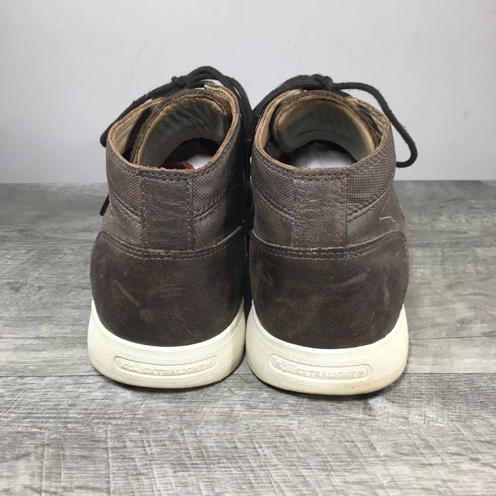 Red Wing Men's 6719 Cross Lite Brown Leather Safety Toe Chukka Boots Size 10.5